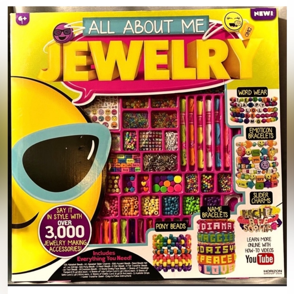 3000 pieces Bead Jewelry Kit by All about me